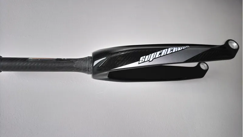 Supercross BLK Pro 20 Full Carbon Monocoque Fork Black Silver Gloss