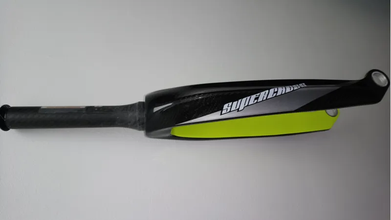 Supercross BLK Pro 20 Full Carbon Monocoque Fork Black/Hi Vis Gloss