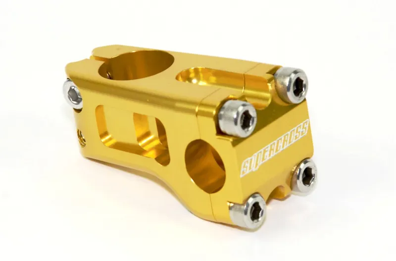 Supercross 53mm Front Load Stem 1 1/8 Gold