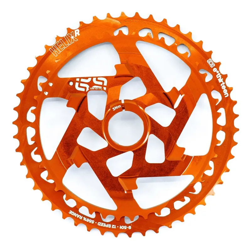 Ethirteen Helix Cassette Cluster 42-50T 12 Speed Naranja orange