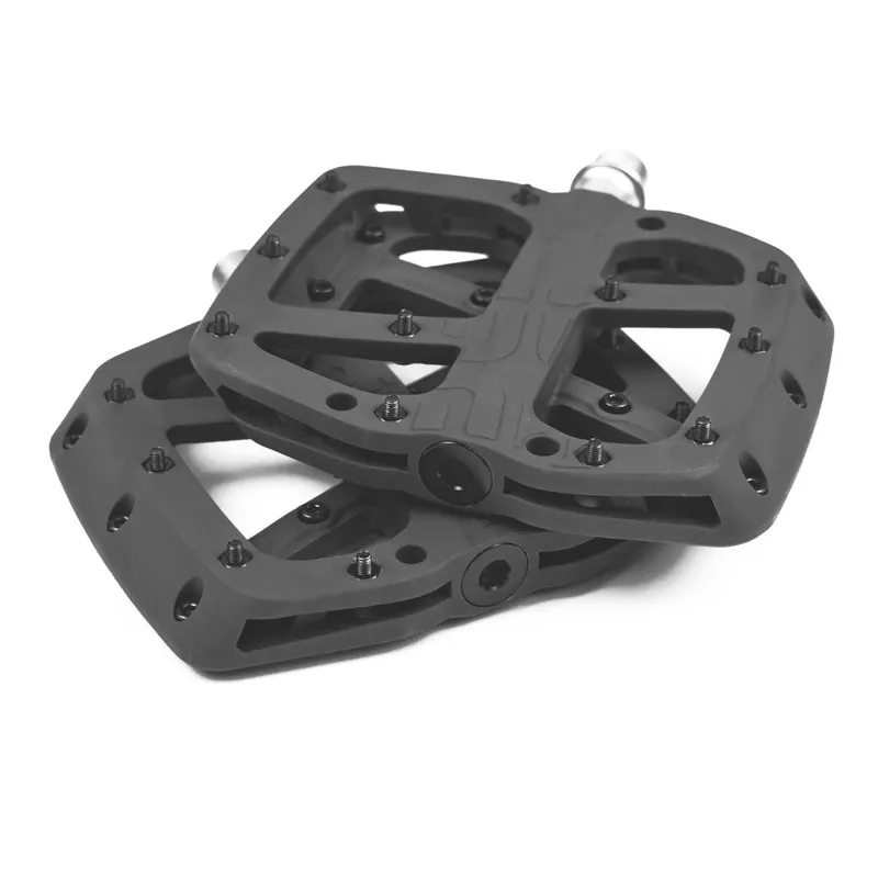 Azonic Ethirteen 9/16 Base Flat Pedal in Black 