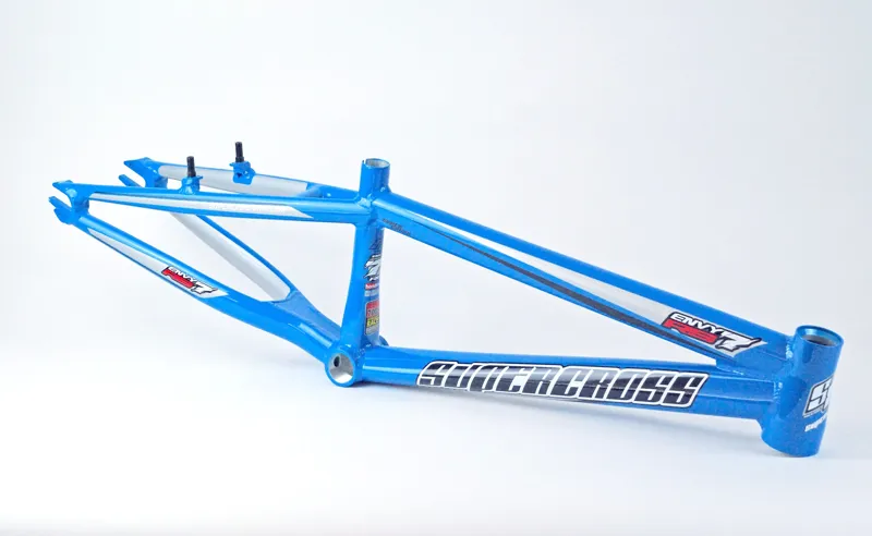 Supercross RS7 BMX Race Frame Teal Blue