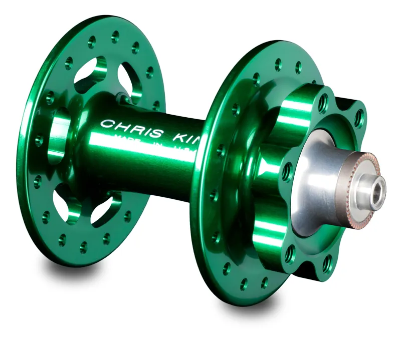 Chris King R45D 6 Bolt Disc Front Hub 100QR Green 32h