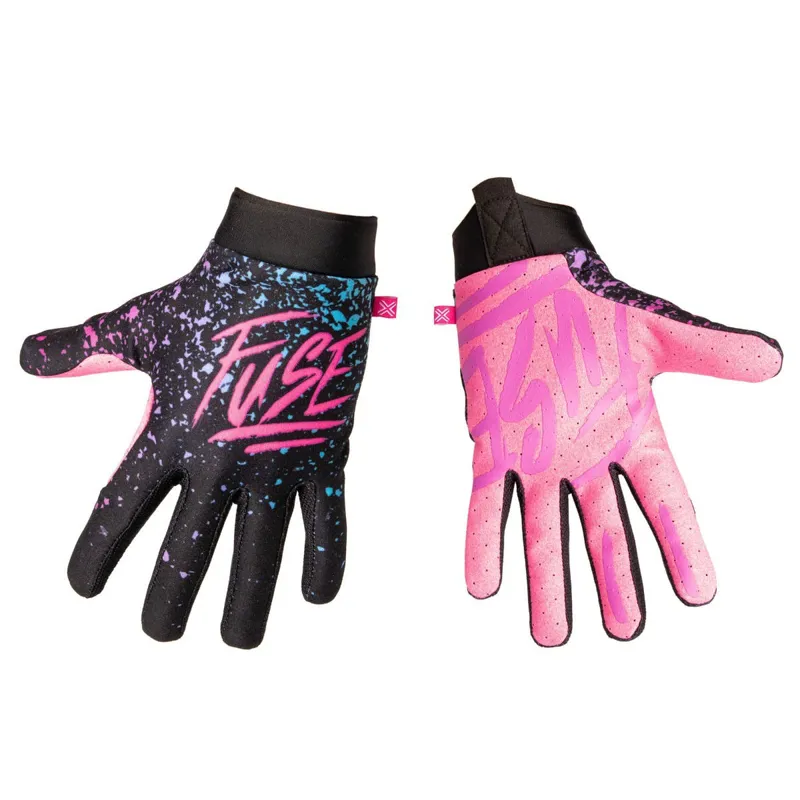 Fuse Omega Turbo Black Gloves Black Pink