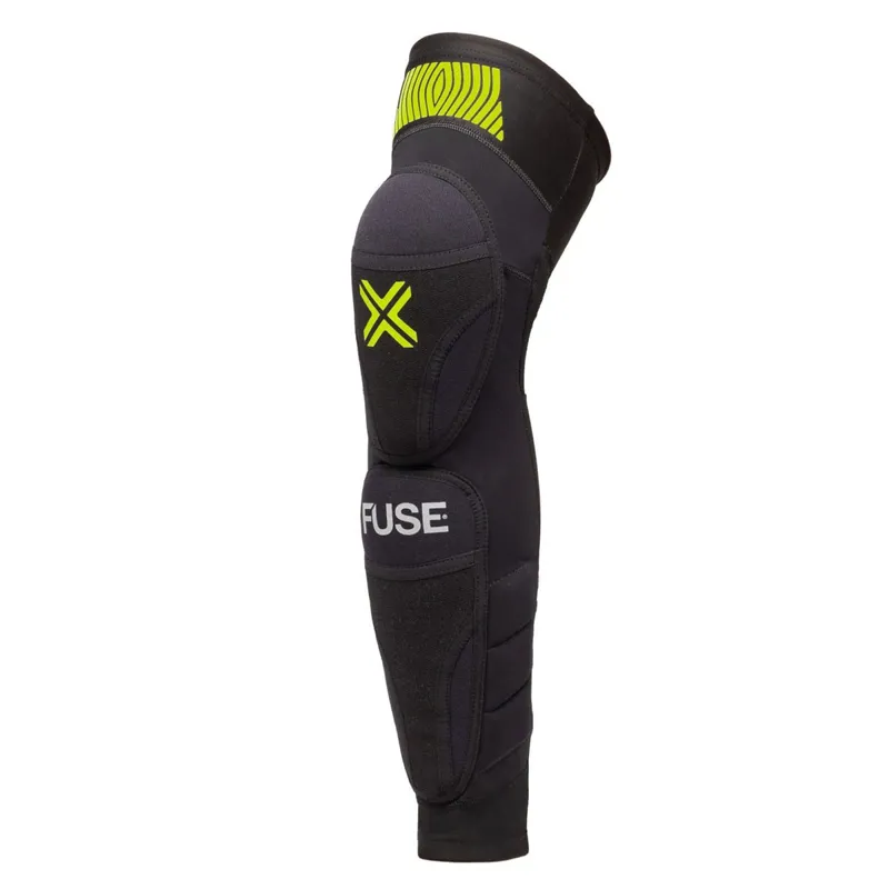 Fuse Omega Knee Shin Whip Pad Black Yellow