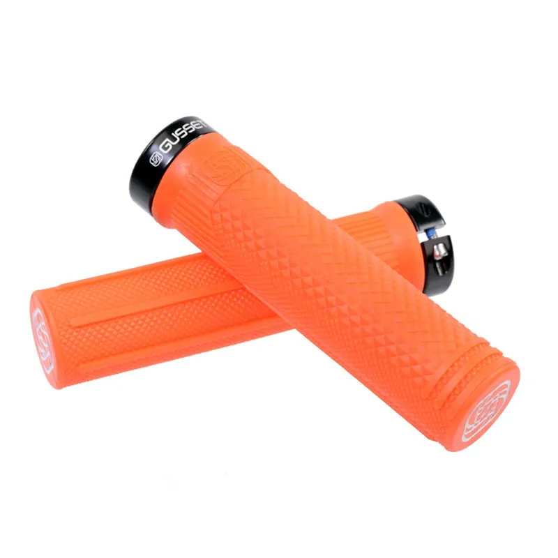 Gusset S2 Lock On Grips Extra Soft Compound Fluro Orange 133mm
