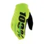 100% Brisker Cold Weather Gloves in Fluo Yellow