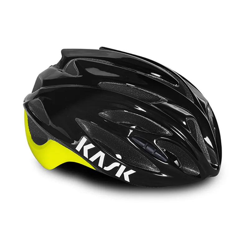 Kask Rapido Cycling Helmet Black Fluo Yellow 