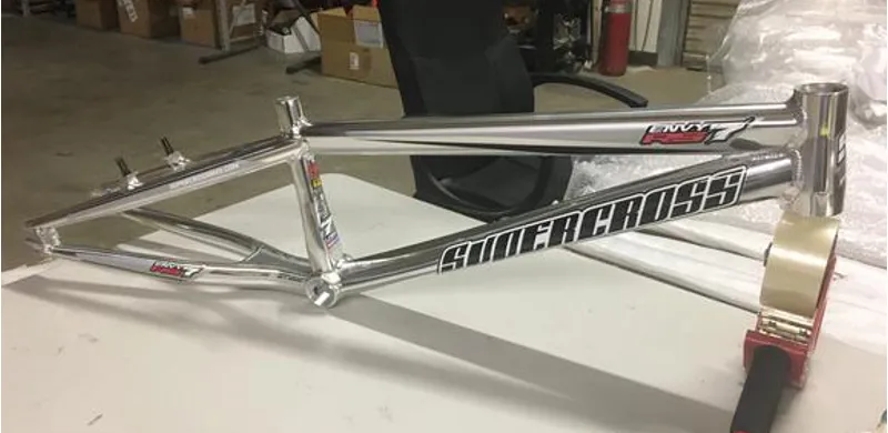 Supercross ENVY RS7 BMX Race Frame Mirror Polish