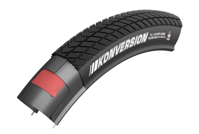 Kenda Konversion Tyre Black 20 Inch Folding Tyre-1