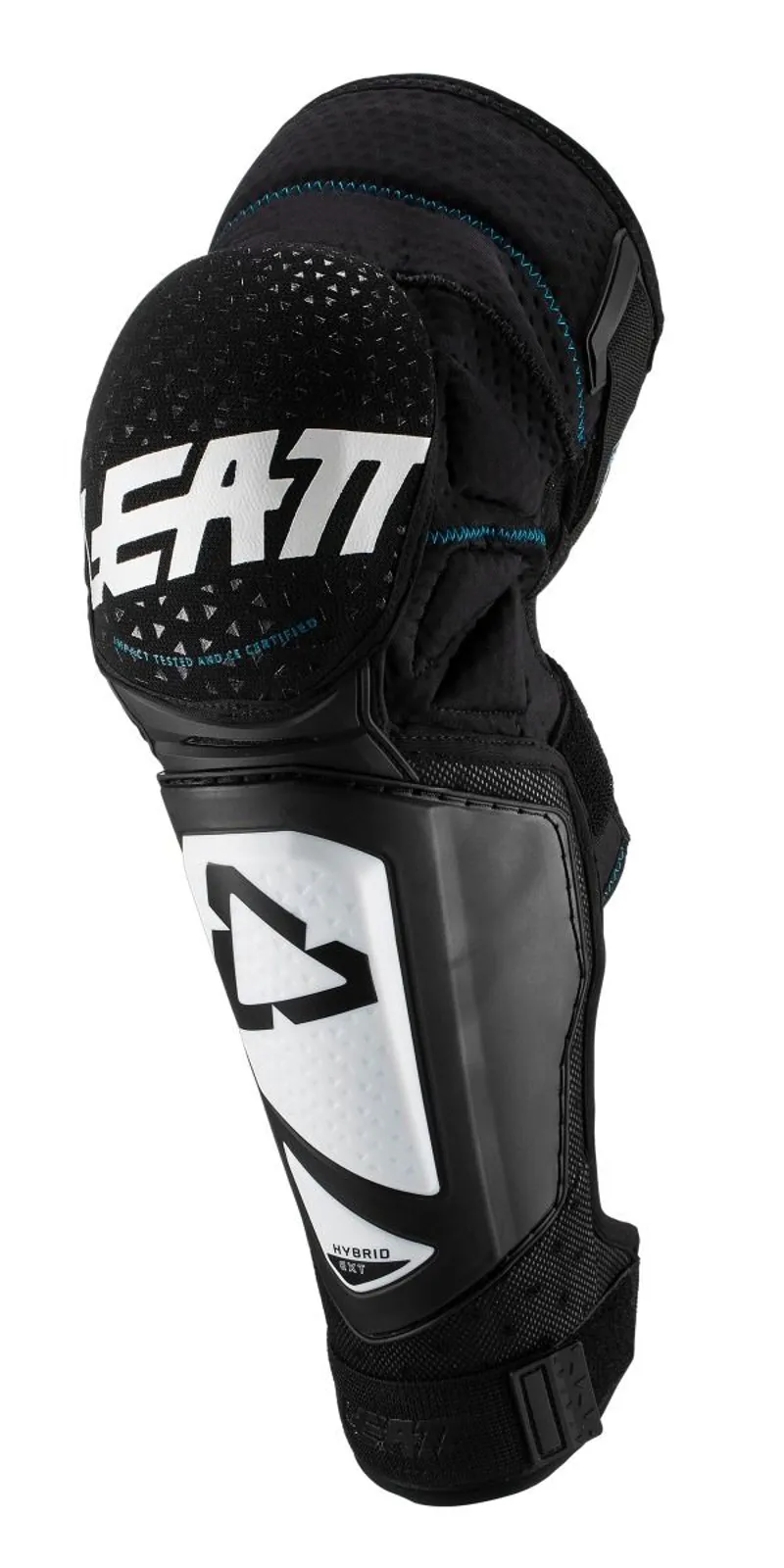 Leatt 3DF Hybrid Knee And Shin Junior White/Black-1