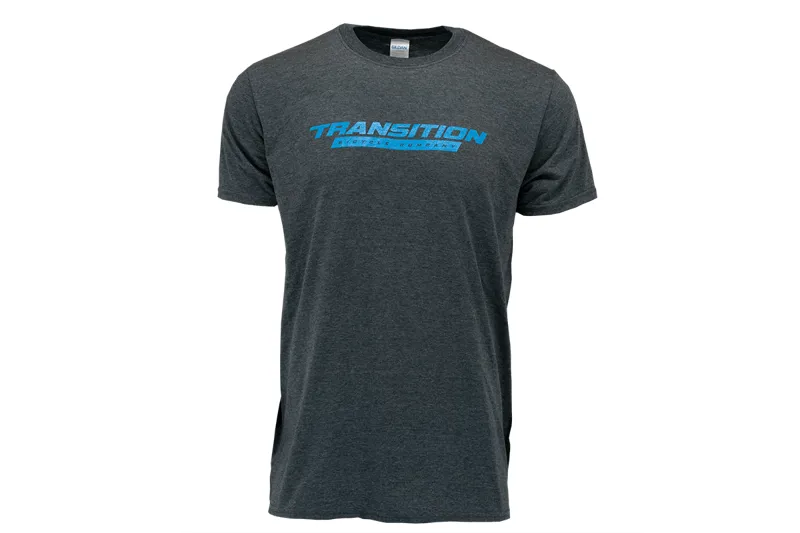 Transition Heather Standard Logo T Shirt in Grey