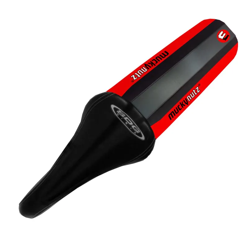 Mucky Nutz Butt Fender Black Red rear