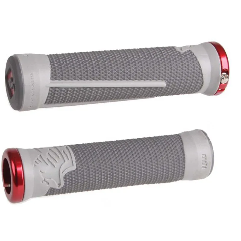 ODI AG2 v2 1 MTB Lock On Grips Grey 135 mm