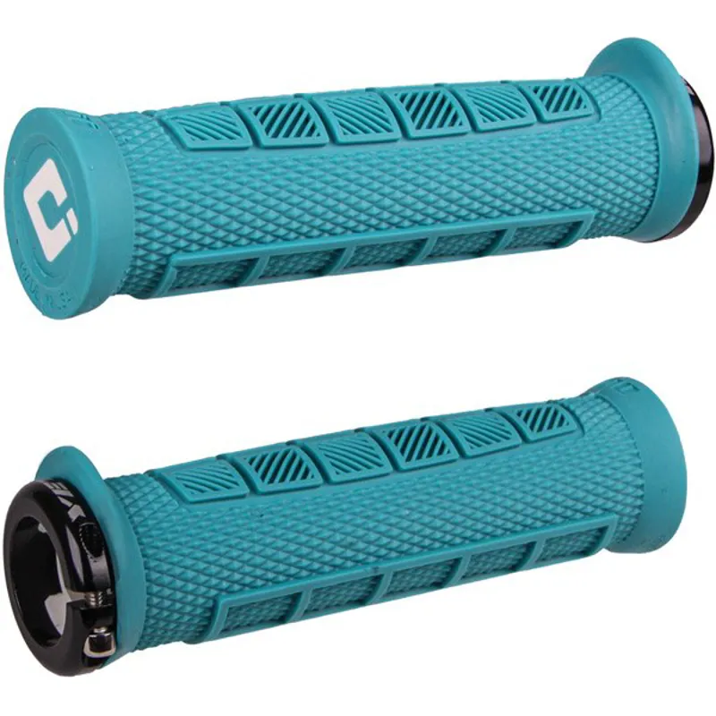 ODI Elite Pro MTB Lock On Grips Yeti Turq Turquoise 130 mm
