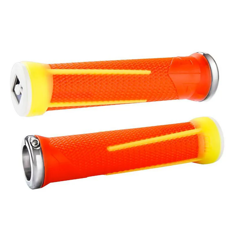 ODI AG1 MTB Lock On Grips Orange/Yello