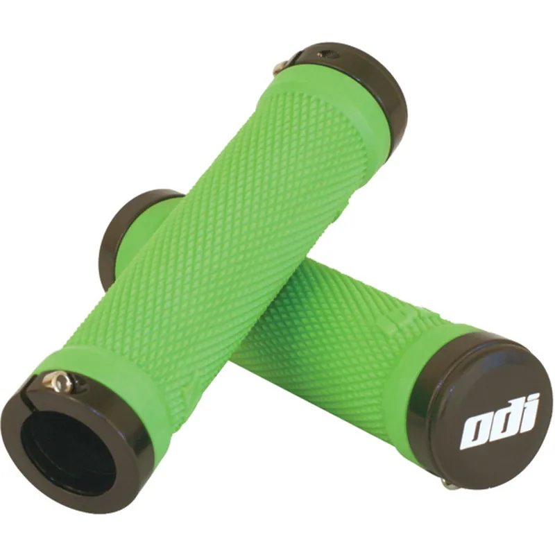 ODI Ruffian MTB Lock On Grips130mm Green Black 130 mm
