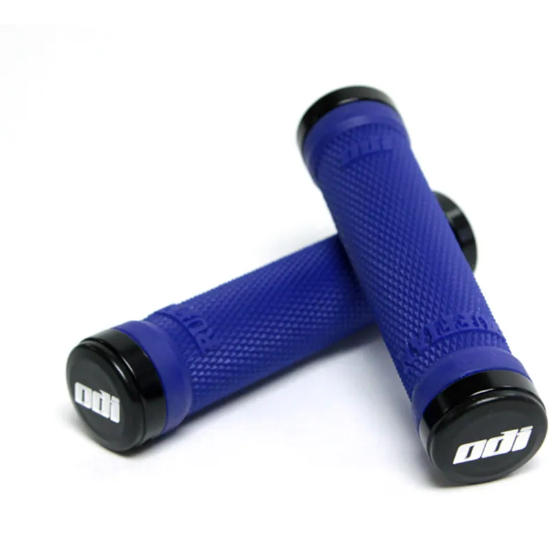 ODI Ruffian MTB Lock On Grips130mm Blue Black 130 mm