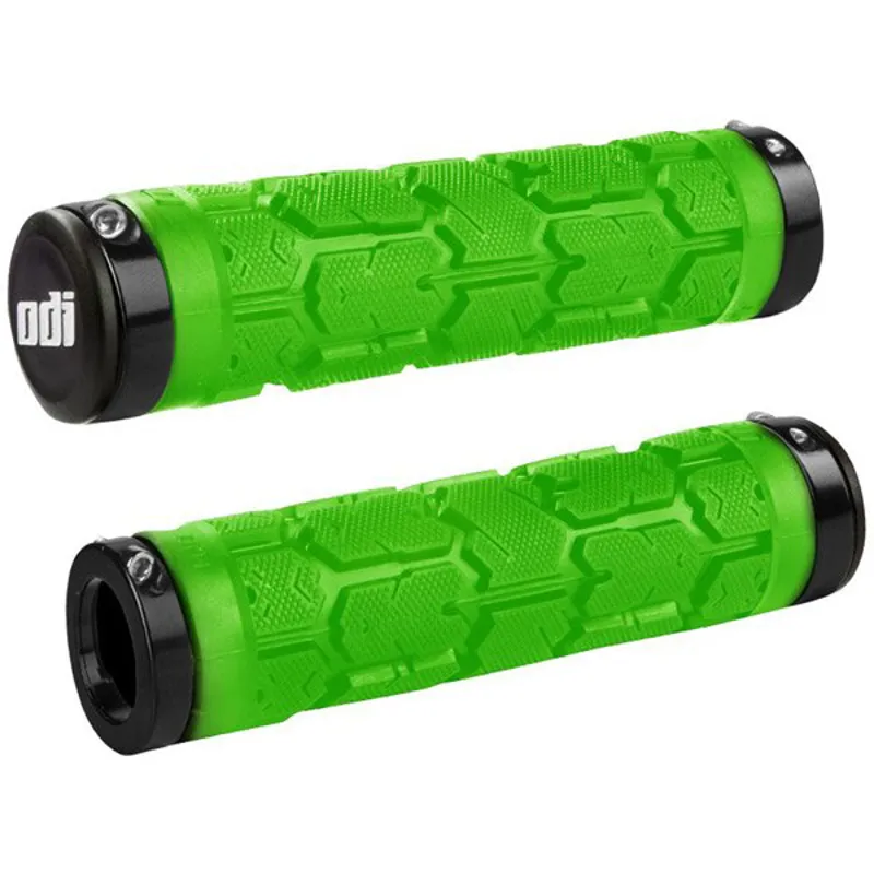 ODI Rogue MTB Lock On Grips 130mm Green Black 130 mm
