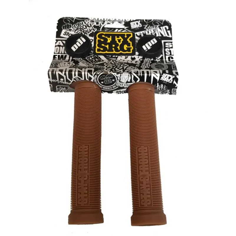 ODI Stay Strong LH BMX Grips Gum Brown 143 mm