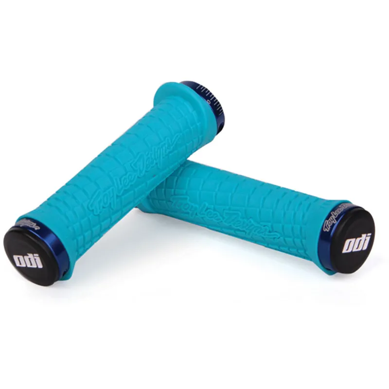 ODI TLD MTB Lock On Grips Blu Aqua 130 mm