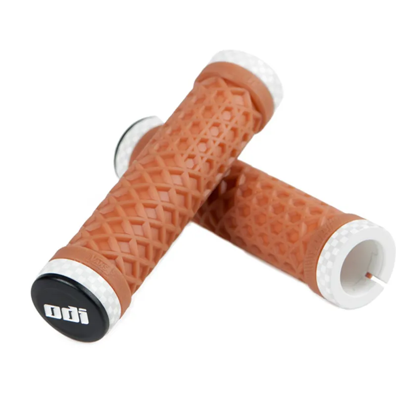 Odi Vans Mountain Bike 130mm Lock On Grips in Brown