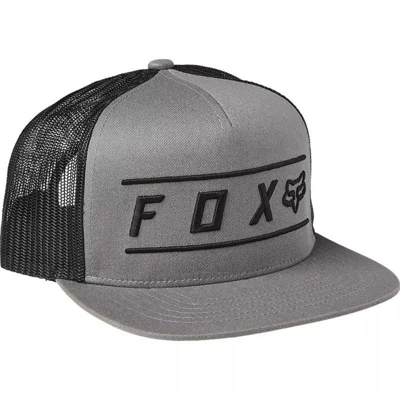 Fox Racing Pinnacle Mesh Snapback Hat in Grey