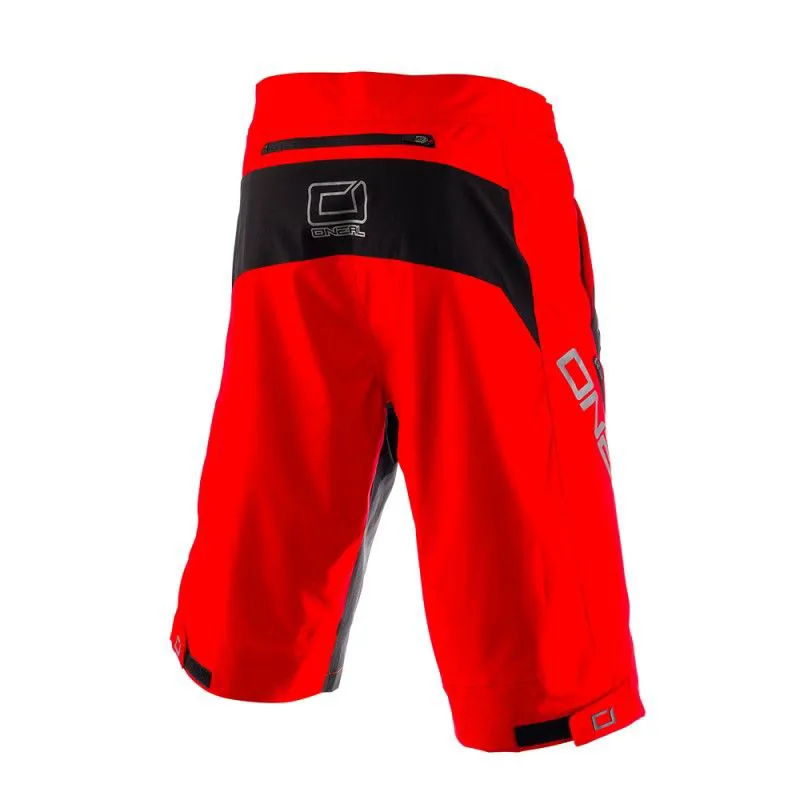 ONeal Rockstacker Mountain Bike Shorts in Red-1