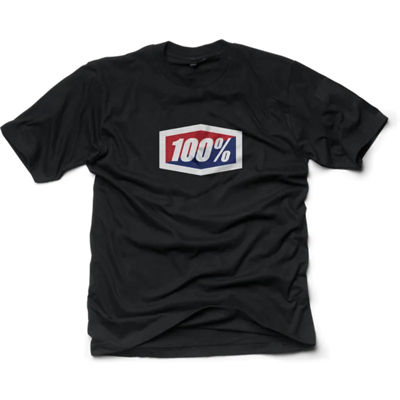 100 Percent Official Mens T-Shirt in Black