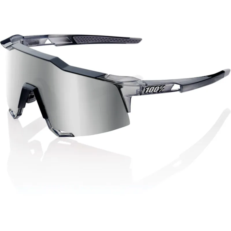 100 Percent Speedcraft HiPer Mirror Silver Lens Sunglasses in Grey
