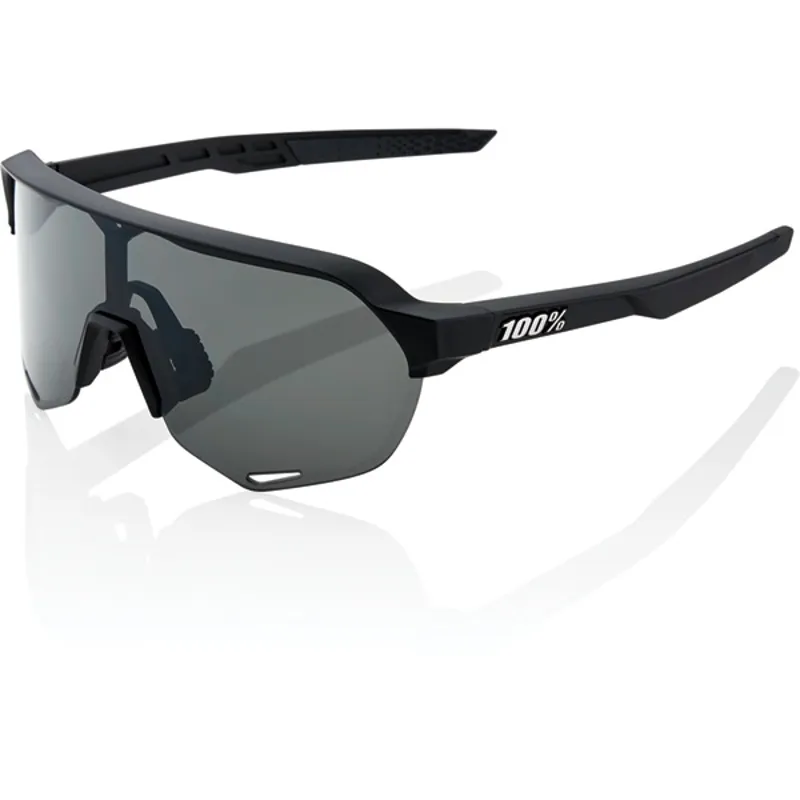 100 Percent S2 Smoke Lens Sunglasses in Black