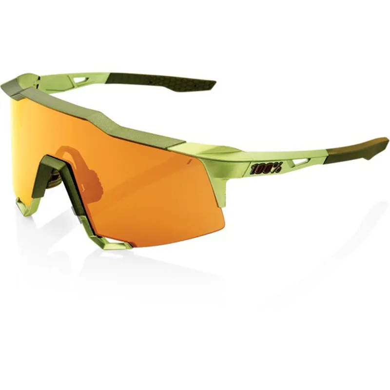 100 Percent Speedcraft Mirror Bronze Lens Sunglasses in Green