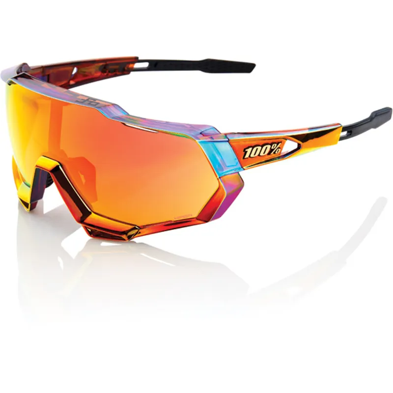 100 Percent Speedtrap HiPer Mirror Red Lens PS Sunglasses in Red
