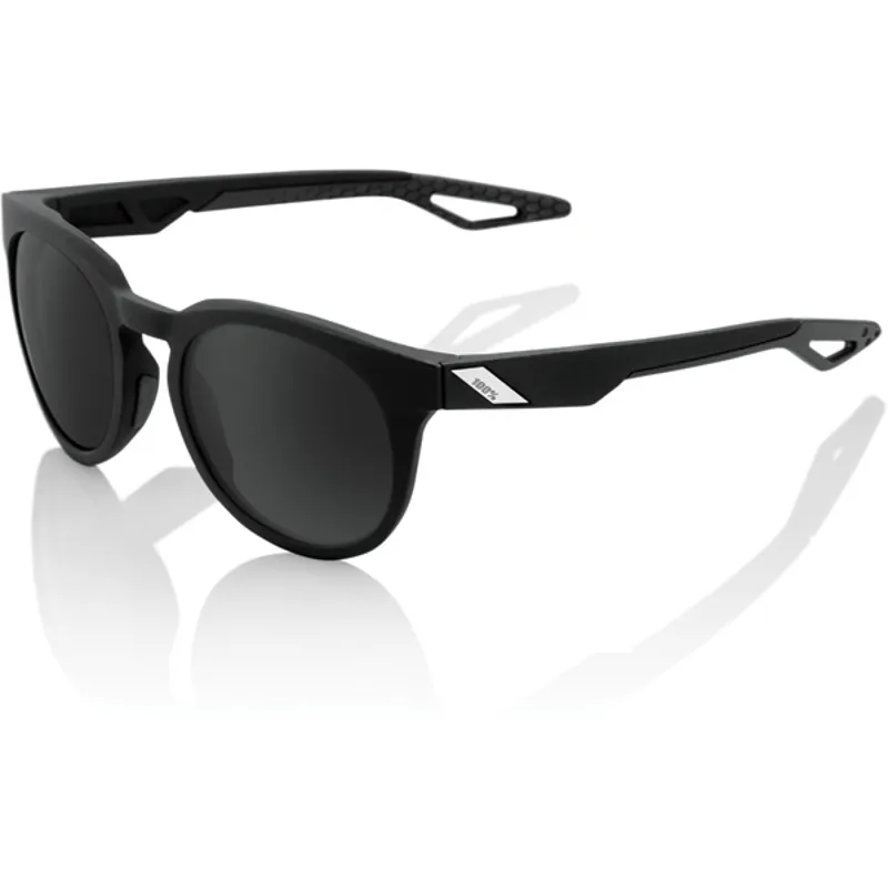 100 percent Campo Black Lens Matt Black one size smoke