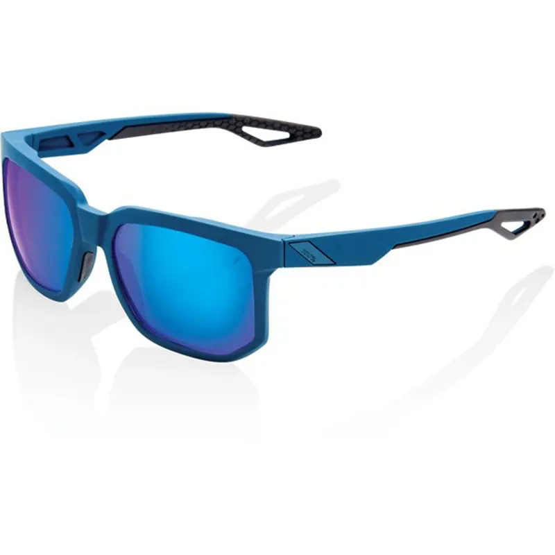 100 Percent Centric Mirror Blue Lens Sunglasses in Blue