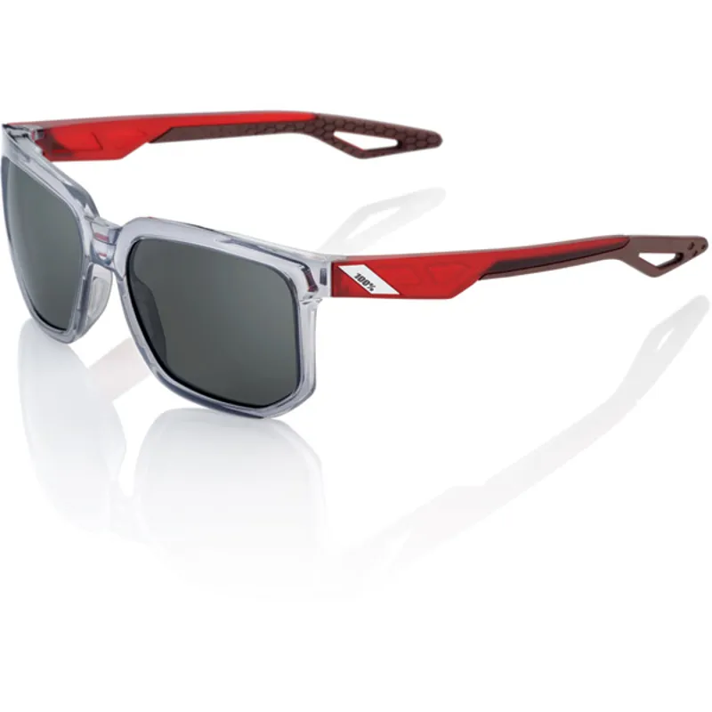 100 Percent Centric Smoke Lens Sunglasses in Red