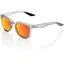 100 Percent Hudson HiPer Mirror Red Lens Sunglasses in Grey