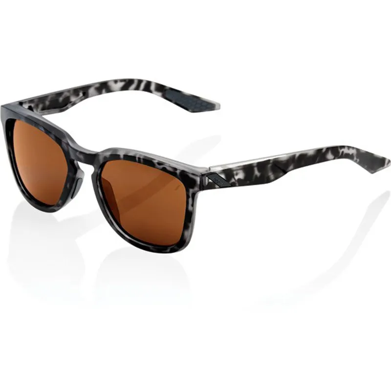 100 Percent Hudson Bronze Lens Sunglasses in Black