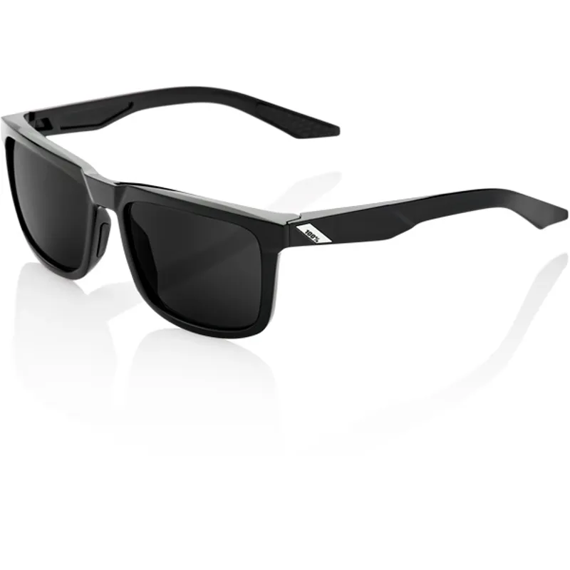 100 percent Blake Black Grey Lens Polished Black one size peakpolar grey