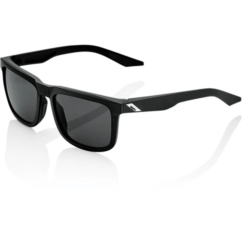 100 percent Blake Black Lens Soft Tact Black one size smoke