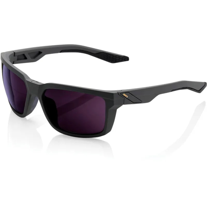 100 Percent Daze Purple Lens Sunglasses in Grey