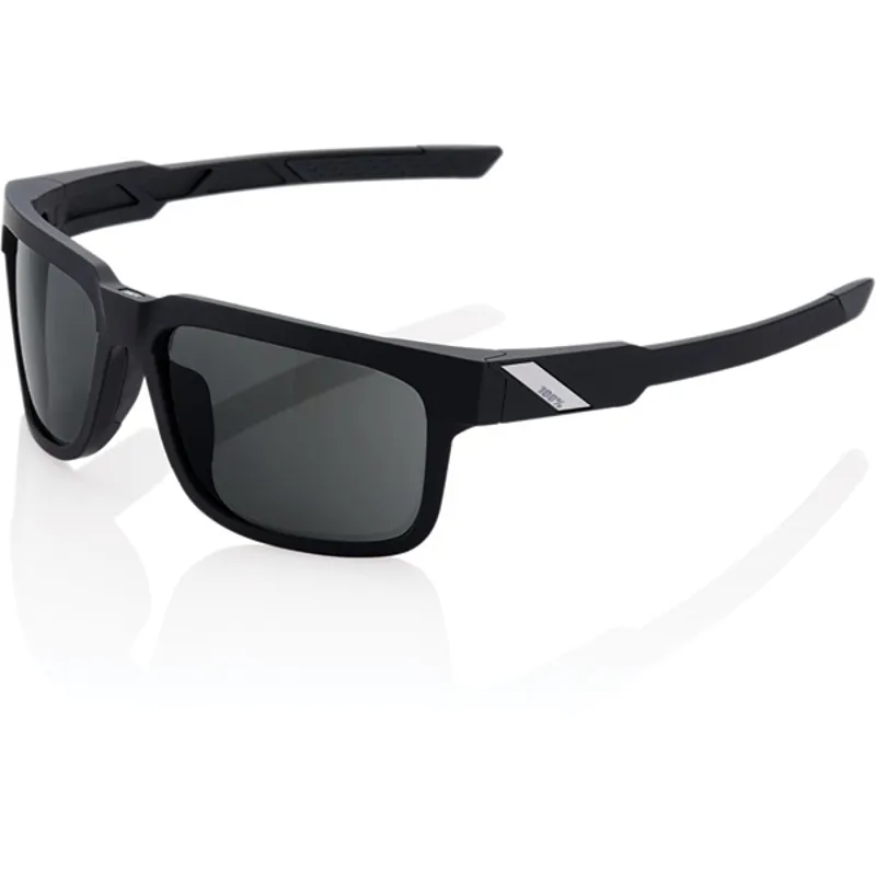 100 Percent Type-S Smoke Lens Sunglasses in Black
