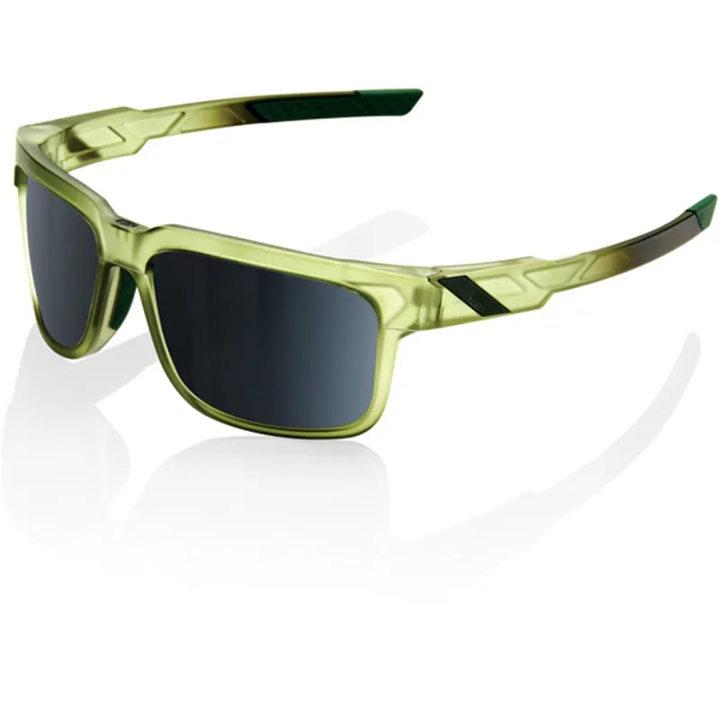 100 Percent Type-S Mirror Black Lens Sunglasses in Green