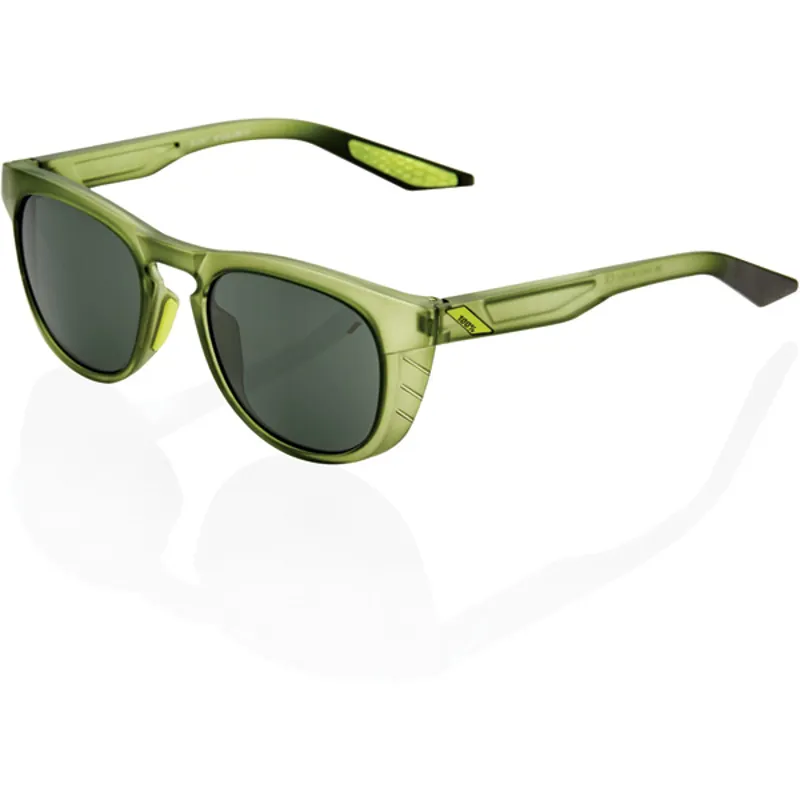 100 Percent Slent Grey-Green Lens Sunglasses in Green