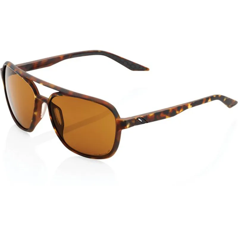 100 Percent Kasia Bronze PeakPolar Lens Sunglasses in Brown