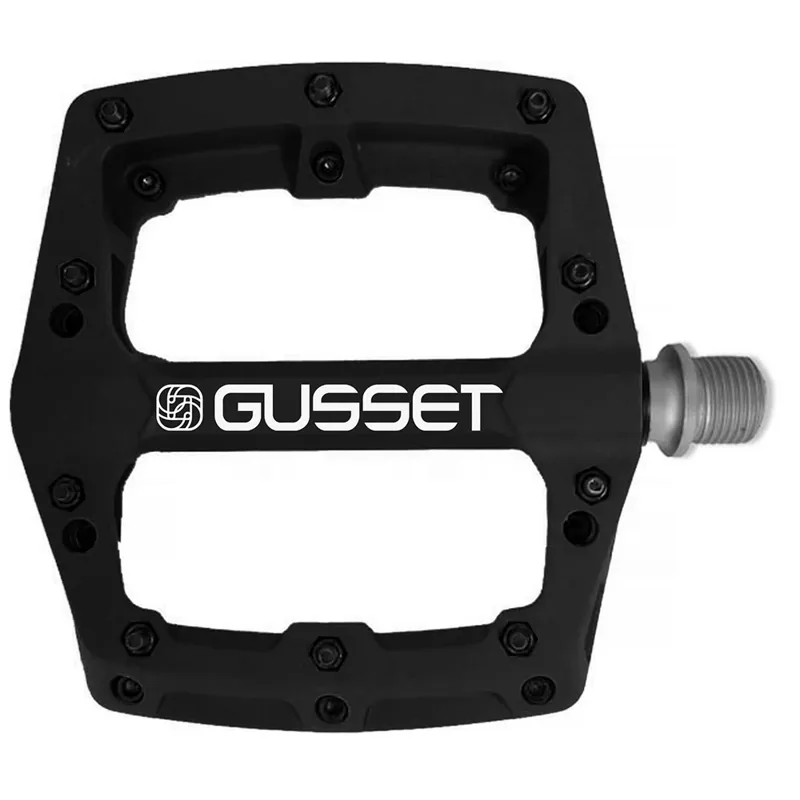 Gusset Slim Jim Nylon Pedals Black 9/16