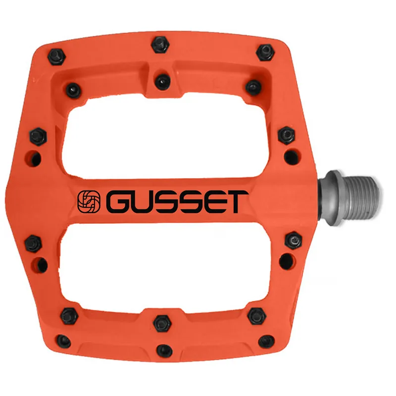 Gusset Slim Jim Nylon Pedals Orange 9/16