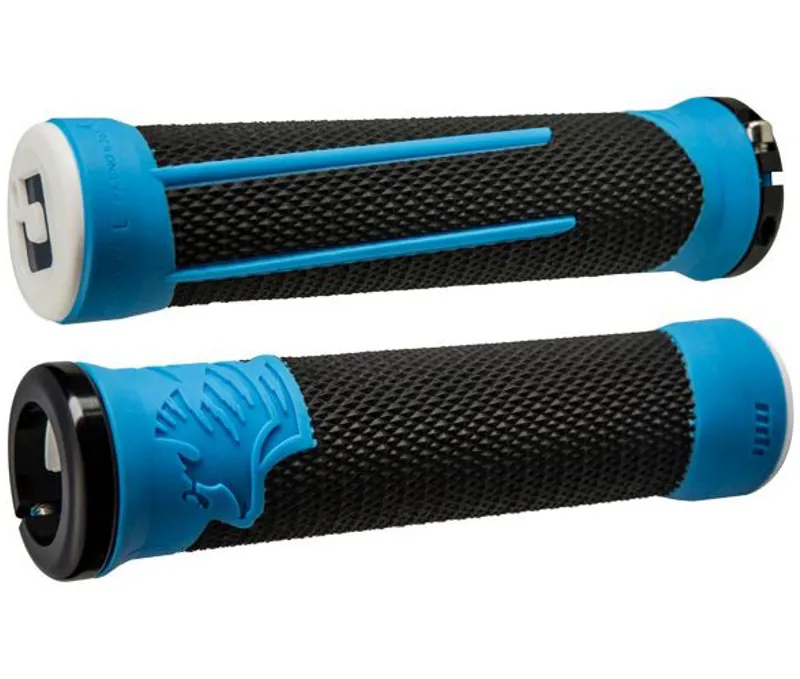 ODI AG2 2.1 MTB Lock On Grips 135mm Black/ Blue