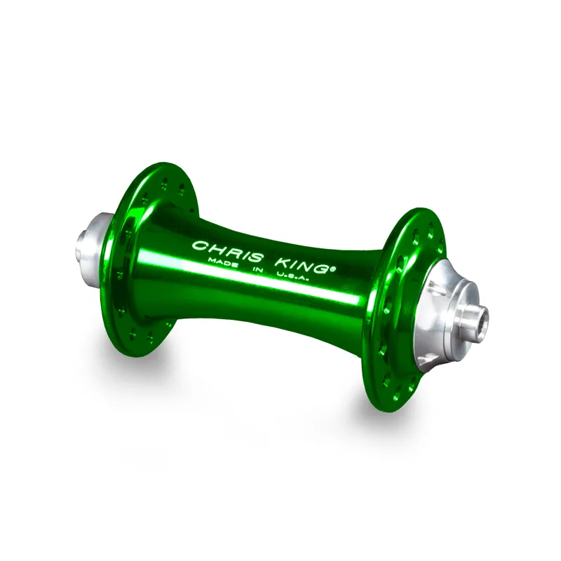 Chris King R45 Front Road Hub 100QR / Green 18h