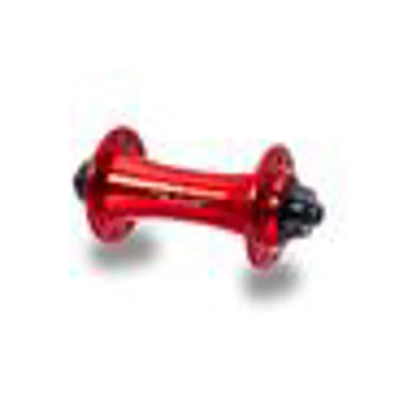 Chris King R45 Front Road Hub 100QR Red Silver Hardware-1